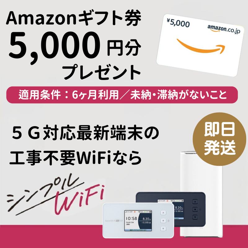 シンプルwifi