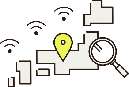 利用可能なエリアを確認